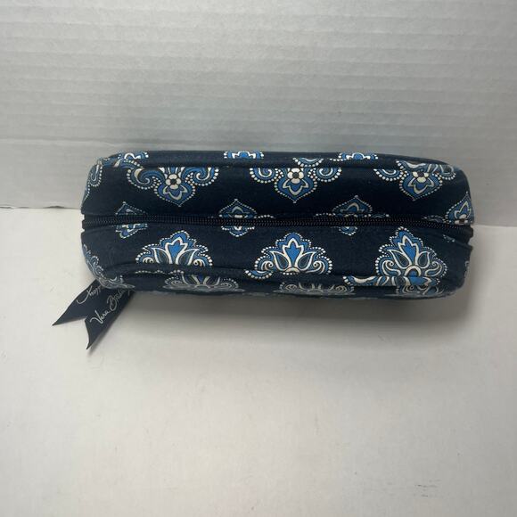 Vera Bradley Calypso Blue Sunglasses Eyeglass Zip Case Travel - Picture 2 of 5